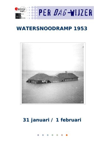 Lesbrief watersnoodramp 1953 - Kennisnet