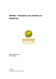 ENPIRE – Richtlijnen voor Ambities en Wetgeving