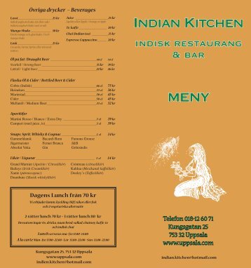 Indian Kitchen Uppsala