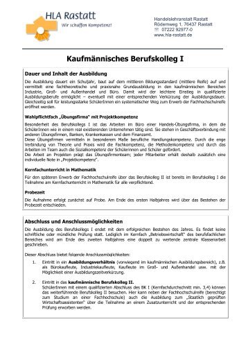Berufskolleg I.pdf - HLA Rastatt