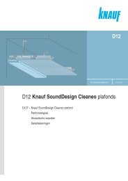 D12 D12 Knauf SoundDesign Cleaneo plafonds