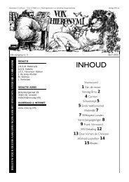 INHOUD - USG Vox