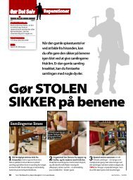 Gør stolen sikker på benene - Gør Det Selv