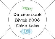 bivakboekje - Chiro Koka