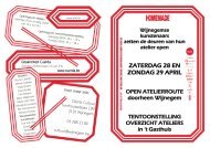 ZATERDAG 28 EN ZONDAG 29 APRIL