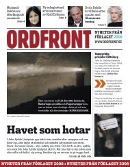 Havet som hotar - Ordfront