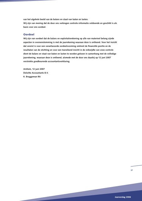 Jaarverslag 2006 (pdf) - Het Juridisch Loket