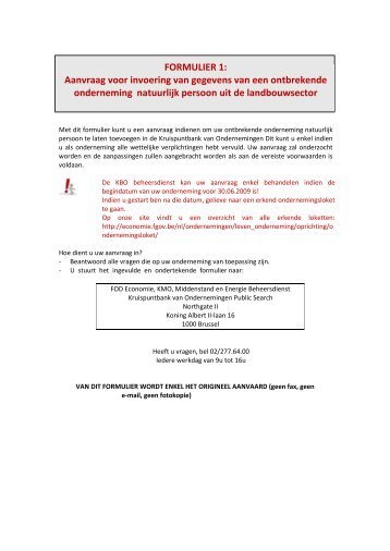 Formulier 1 (pdf) - Boerenbond