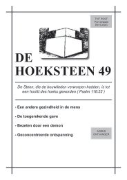 De Hoeksteen - Bazuin te Sion