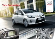 Toyota Yaris accessoires Brochure Nederland