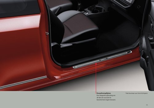 Toyota Yaris accessoires Brochure Nederland