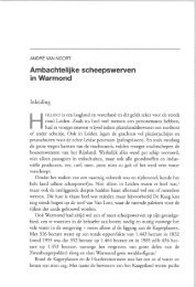 Ambachtelijke scheepswerven in Warmond - Historische vereniging ...