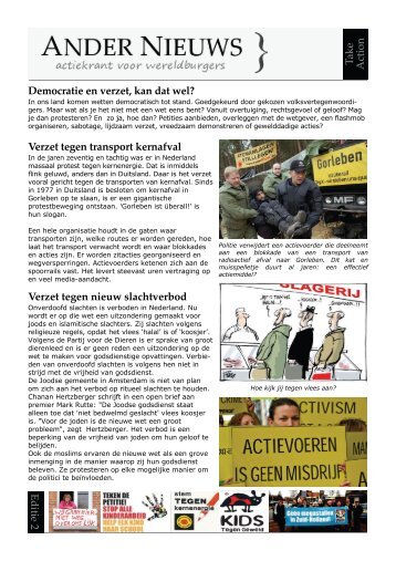 Tak e Action Democratie en verzet, kan dat wel? - Centrum voor ...