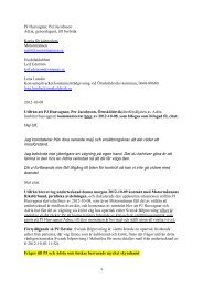 2012 10 09 Skrivelse till PJ Husvagnar och Adria i ... - BloggProffs