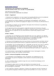 Huishoudelijk Reglement Voorbeeld Appartement Huisdieren Vogels