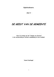 Bijbelstudie deel 2 De Geest van de gemeente - VOLLE ...