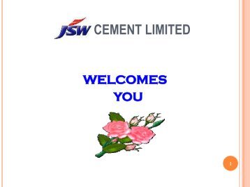 Download JSW Cement PDF - Mahaveer Building Material Pvt. Ltd.