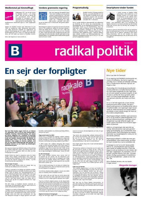 Nye tider - Radikale Venstre