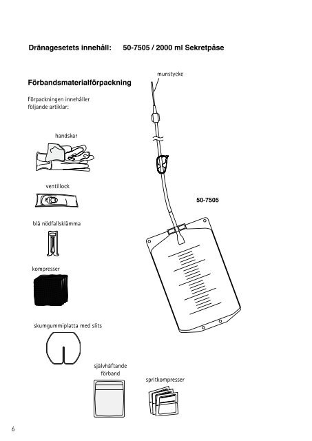 Bruksanvisning PleurX® dränageset - Fenik