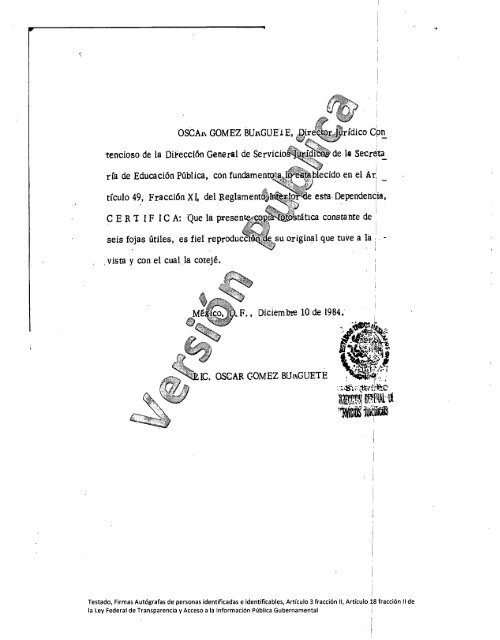 1 - Tribunal Federal de Conciliación y Arbitraje