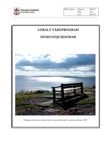 Lokalt vårdprogram - Höganäs kommun
