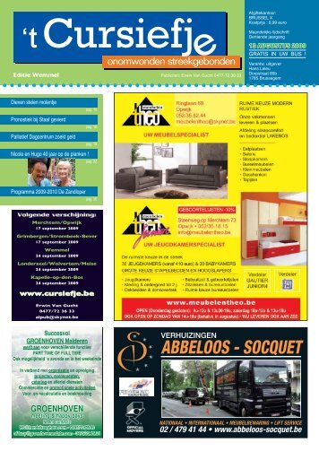 ABBELOOS - SOCQUET - Cursiefje