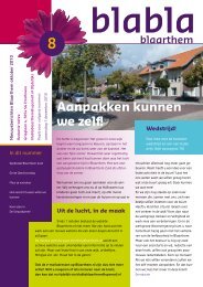 BlaBlaBlaarthem oktober 2010 PDF - Stichting Blaarthem