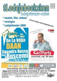 lodejofeesten 2005 - Jeugdhuis Lodejo