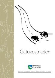 Informationsfolder om uttagande av gatukostnad - Härryda kommun