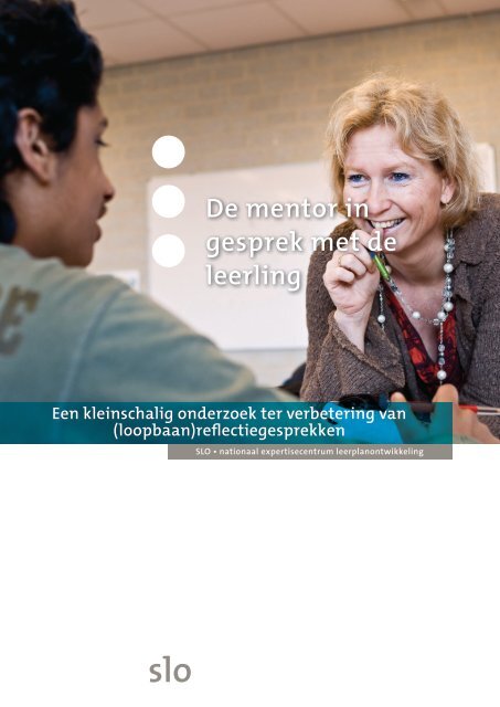 De mentor in gesprek met de leerling