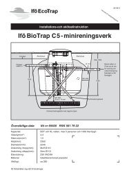 Ifö Bio Trap C5 - minireningsverk