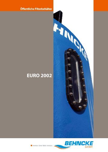 Öffentlicher Filterbehälter EURO 2002 von ... - Behncke GmbH