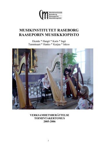 MUSIKINSTITUTET RASEBORG RAASEPORIN MUSIIKKIOPISTO