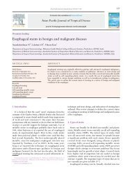 Esophageal stents in benign and malignant diseases - Asian Pacific ...