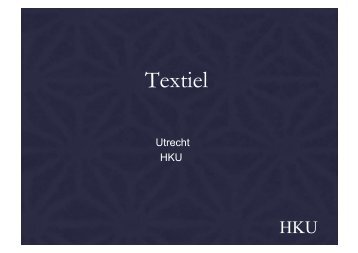 textiel (pdf) - Jacob Alkema