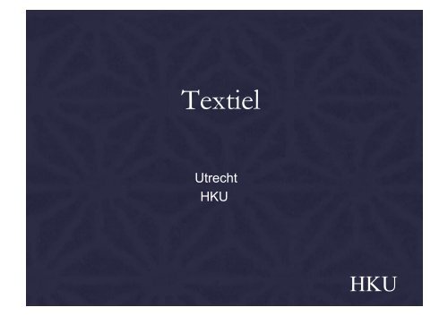 textiel (pdf) - Jacob Alkema