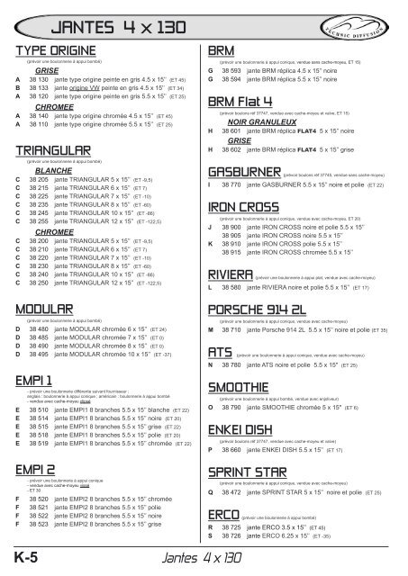 Catalogue Cox - DDS Automobiles