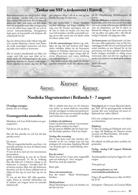 2011-2 SVENSKA SLAGRUTEFÖRBUNDET NR 62