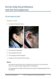 Eerste hulp bij problemen met het hoorapparaat - Sig