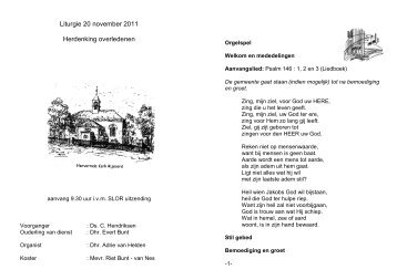 liturgie (pdf) - Hervormde Gemeente Rijsoord