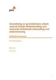 Granskningsrapport BUN - likabehandling - Bollnäs