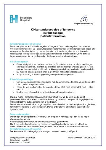Kikkertundersøgelse af lungerne - Bispebjerg Hospital
