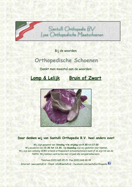 Orthopedische Schoenen - Santulli Orthopedie BV