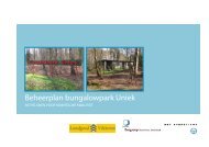 Beheerplan bungalowpark Landgoed Vilsteren - Het Oversticht