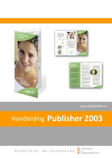 Handleiding Publisher 2003 - Dubbelklik
