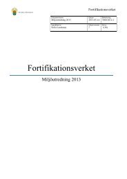 Miljöutredning 2013 (.pdf) - Fortifikationsverket