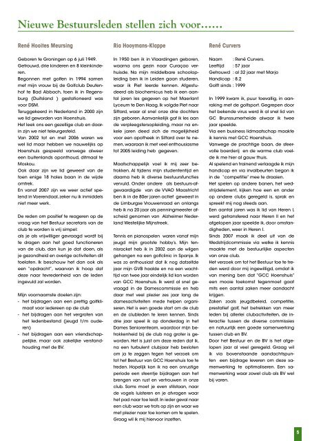 Clubblad mei – juni 2013 - Hoenshuis Golf