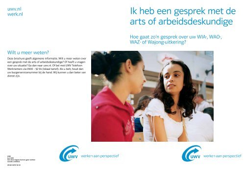 Ik heb een gesprek met de arts of arbeidsdeskundige (PDF ... - Uwv