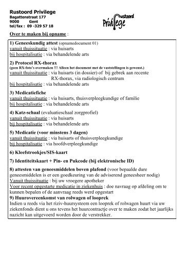 2) Protocol RX-thorax