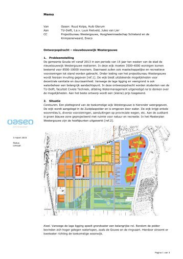 nieuwbouwwijk Westergouwe (Nederlands) - Oasen